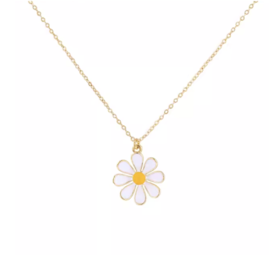 Original Daisy Pendant Collarbone Necklace