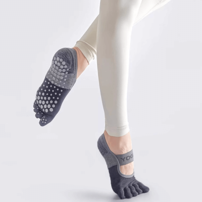 Professional Non-slip Breathable Five-Toe Yoga Socks