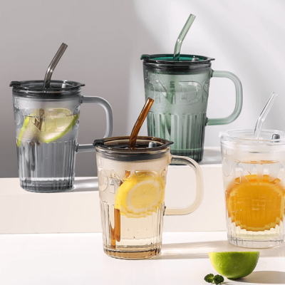 Portable Leak-Proof Triple-Drink Glass Cup