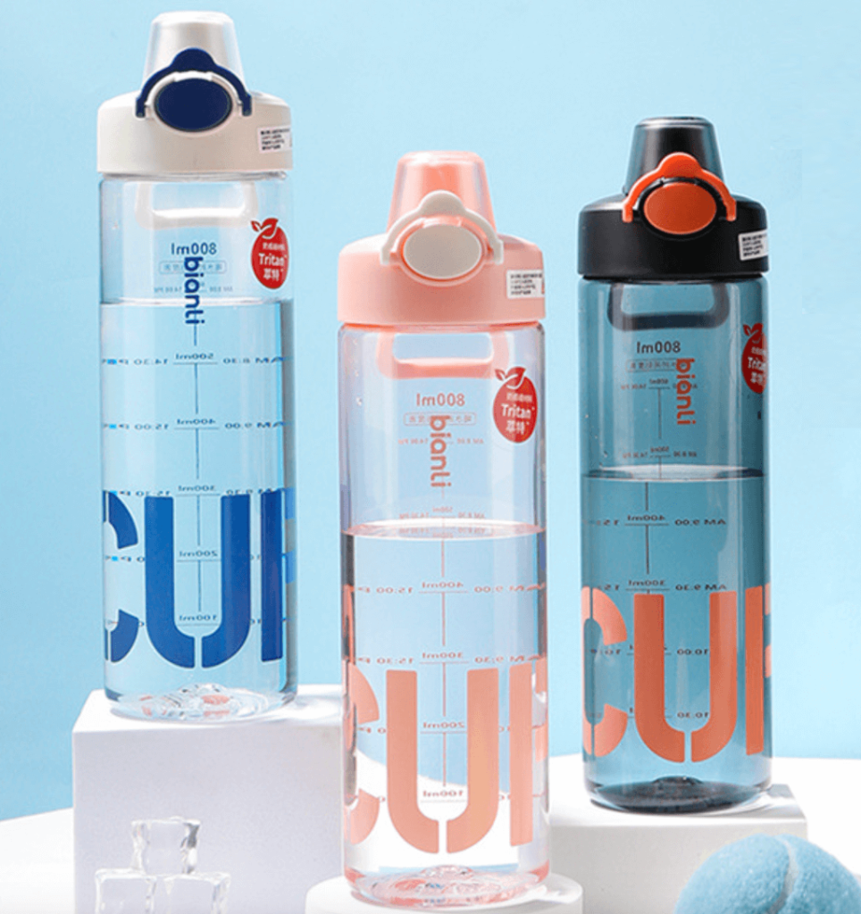 800ML Tritan High-Temp Resistant Auto-Lock Sport Bottle