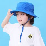 shop online in singapore for Foldable Kids' Sun Protection Bucket Hat with String