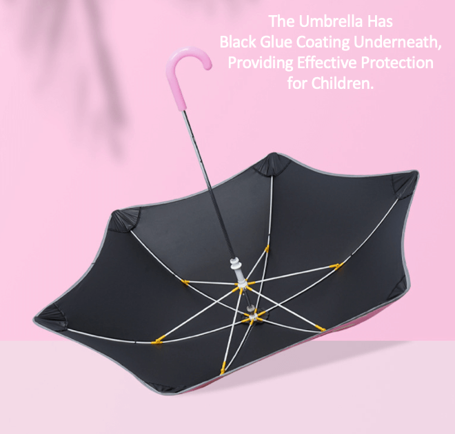 Kids’ Safety Umbrella with Rounded Corners for All Weather