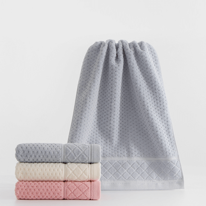 3pcs Thick Pure Cotton Absorbent Towels